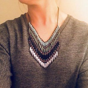 BCBGeneration Beaded Bib Necklace